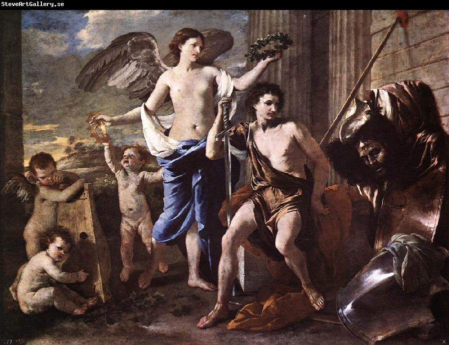 POUSSIN, Nicolas The Triumph of David a